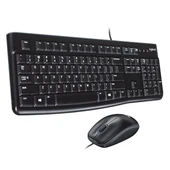 Logitech MK120 Usb Q Siyah Kablolu Klavye + Mouse Set - 1