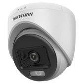 Hikvision TVI-AHD 2MP 2.8Mm Sabit Lensli Colorvu IR Turret Dome Analog Kamera (DS-2CE70DF0T-LPFS) - 1