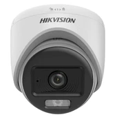 Hikvision TVI-AHD 2MP 2.8Mm Sabit Lensli Colorvu IR Turret Dome Analog Kamera (DS-2CE70DF0T-LPFS) - 2