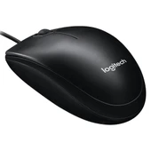 Logitech M100 1000DPI USB Kablolu Mouse Siyah 910-006652 - 2