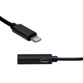 Powermaster PM-3770 2İn1 Lightning Girişli Şarj Ve Kulaklık Çevirici Kablo - 2