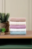BAMİROSE 30X50 CM 5'Lİ PETEK EL & MUTFAK & YÜZ HAVLU SETİ - 3