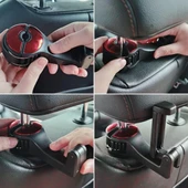 Powermaster PM-20941 Araç Koltuk Arkası Kanca Askılık- Telefon Tutucu (Teleskopik) - 4