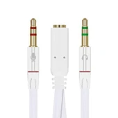 Powermaster Kulaklık Mikrofon Hoparlör Çevirici Ayırıcı Kablo 20 Cm - 3