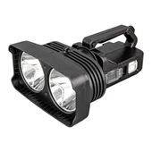 Powermaster W5123 Süper Parlak Battal Boy Pilli Şarjlı El Feneri - 1