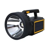 Powermaster W5193 Solar Şarjlı El Feneri Uzun Mesafe Işıldak - 1