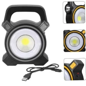 Powermaster JY-819A COB Ve Angel LED'li 3 Modlu Solar + Usb Şarjlı Çalışma Lambası - 3