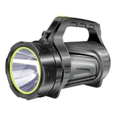 Powermaster Ledli Uzun Menzilli Şarjlı Kamp Tipi Işıldak Fener JS-881D - 1