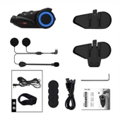 Powermaster Maxto M3 Kameralı Motosiklet Bluetooth Intercom Kulaklık - 3