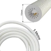 Powermaster PM-26417 Animasyonlu Bluetooth Neon RGB Kumaş Örgülü Hortum Led 5 Metre 201 Modlu - 8