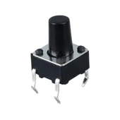 Tact Switch (C-9 Buton) 6X6x5mm (Ic-200) thumbnail 1