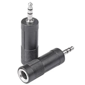 Powermaster 3.5 Mm Stereo Erkek - 6.3 Mm Stereo Dişi Jack thumbnail 1