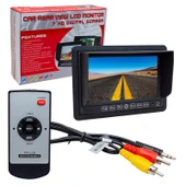 Powermaster PM-5879 7 12V-24V 3 Kanal AV Girişli Monitör thumbnail 3