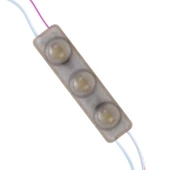 Powermaster 12 Volt 1.5 Watt Soğuk Beyaz Yanıp Sönen Parlak Tek Renk 6916 - 2835 69 X 16 Mm IP65 160 Derece Modül Led - 1