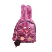 Peluş Tavşan Çanta Mürdüm - 3