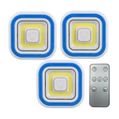 Powermaster PM-6936 Cob Ledli Pilli Uzaktan Kumandalı Üçlü Lamba thumbnail 1