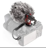 Haiki HK-403 Rüzgar Engelleyici Süngerli Kardiyot Kondenser Mikrofon - 3