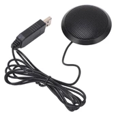 Haiki HK-102 USB 1.5 Metre Kablolu Kondenser Masaüstü Toplantı Podcast Mikrofonu - 2