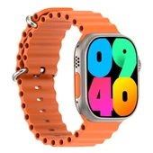 Hytech W69 Watch IOS Ve Android Uyumlu Mactive 2.05 İnç Geniş Ekranlı Turuncu Akıllı Saat - 2