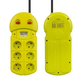 Vea VE-970B 6'Lı 1.5 Metre Grup Priz - 1