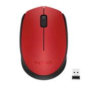 Logitech M171 USB Kırmızı Kablosuz Mouse - 1