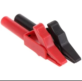 IC-243B 4Mm Banan Jak Girişli Krokodil Catıı (2Li Takım Siyah-Kırmızı) thumbnail 2