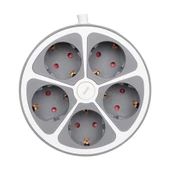 Vea VE-G605Y 5'Li Anahtarlı 1.5 Metre Grup Priz - 1