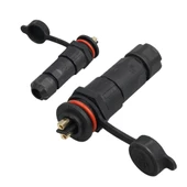 IC-266M 16Mm Su Geçirmez Konnektör Şase Seyyar Takım 2 Pin - 1