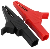 Powermaster IC-243C  Siyah-Kırmızı 4 Mm Banan Jak Girişli 2'Li Krokodil Catııı thumbnail 1