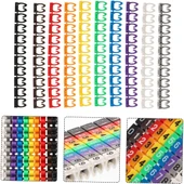 Powermaster 0-9 Dijital Kodlu Renkli Kablo İşaretleyici 2,5Mm (100Lü Paket) thumbnail 3