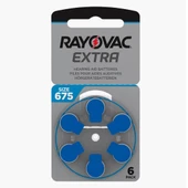 Rayovac 675 Numara Kulaklık Pili 6'Lı Paket - 1