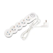 Vea 5'Li Kablolu Anahtarlı 1,5 Metre Akım Korumalı Grup Priz VE-2S5S - 3