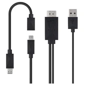Powermaster Micro Usb S2-S3-S4 Uyumlu HDMI Çevirici Kablo - 1