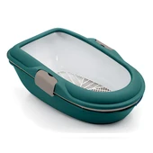 Stefanplast Smart Chic Açık Elekli Kedi Tuvaleti Yeşil - 1