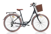 BIANCHI C281 KADIN ŞEHİR BİSİKLETİ 420H V 28 JANT 7 VİTES BLACK GREY GLOSSY - 1