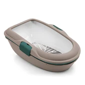 Stefanplast Smart Chic Açık Elekli Kedi Tuvaleti Bej - 1