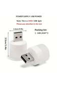 Ayver TAŞINABİLİR MİNİ USB LED BEYAZ IŞIK TASARRUFLU USB KİTAP OKUMA,MASA,GECE LAMBASI LAMBASI 1 ADET - 2