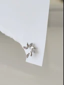 Buğday Başak Arpa Model Kıkırdak Piercing Tragus Helix  Gümüş Renk Küpe thumbnail 3