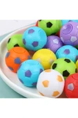 Ayver 2 ADET FUTBOL TOPU ŞEKİLLİ PLASTİK STRES ÇARKI OYUNCAK FİDGET SPINNER 2'Lİ thumbnail 1