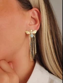 6'lı Yuvarlak Damla Baget Model Çelik Küpe seti - 1