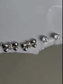 Kordon Çelik Zincir Örme 8 Sıralı Sallantılı El Yapımı Gümüş Renk Bohem Bileklik - 3