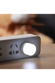 Ayver TAŞINABİLİR MİNİ USB LED BEYAZ IŞIK TASARRUFLU USB KİTAP OKUMA,MASA,GECE LAMBASI LAMBASI 1 ADET - 3