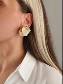 6'lı Kiraz Kırmızı Model Minimal Küpe Seti - 1