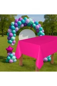 Plastik Masa Örtüsü 137*270cm 30mikron Fuşya - 1