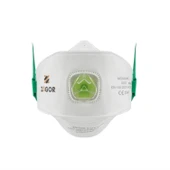 Zagor 8200 FFP2 NR Katlanabilir Ventilli Toz Maskesi thumbnail 2
