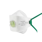 Zagor 8200 FFP2 NR Katlanabilir Ventilli Toz Maskesi thumbnail 1