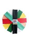Karışık Renk Krapon Kağıdı 10 renk 50x200 cm 10'lu paket - 3