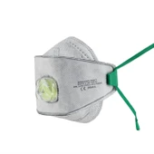 ZAGOR  8007 Ventilli Aktif Karbonlu FFP2 Konik Solunum Maskesi thumbnail 1