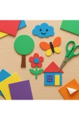 50x70 Eva Tabaka Yapışkanlı Karışık Renk 10 lu Paket - 1