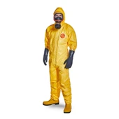 Dupont Tychem® 2000 C Fermuarlı ve Yapışkanlı Kimyasal Koruyucu Tulum thumbnail 1